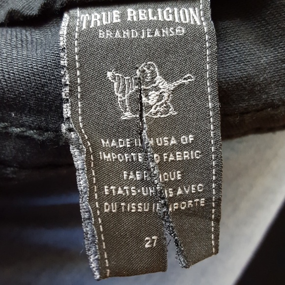 RARE True Religion "Charlie" Studded Bell/Flare Jean - Picture 7 of 8